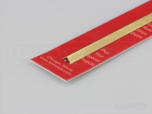 K&S Brass Angle 4.76 x 4.16 x 300mm (3/16 x 3/16 x 12")