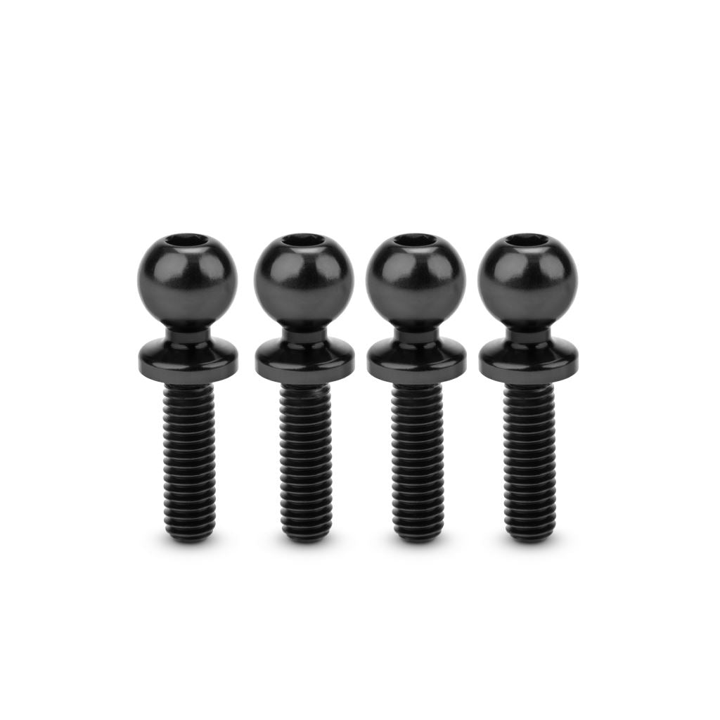 Jci 5.5 X 10Mm Revolved Ti Ball-Stud Black 4Pc