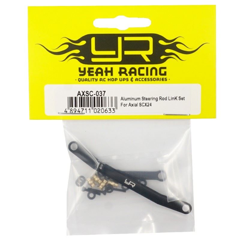 Yeah Racing Aluminum Steering Rod Link Set For Axial SCX24