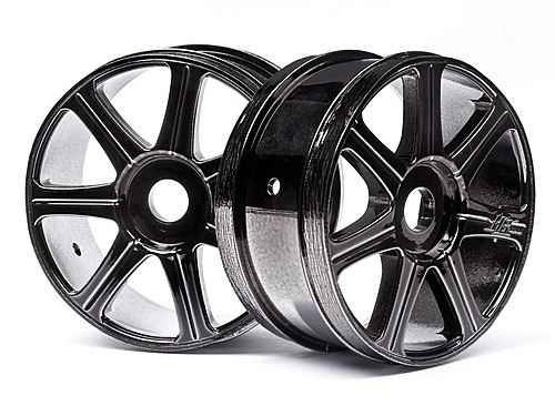 HPI Hb Edge Wheel (Black Chrome/2Pcs)