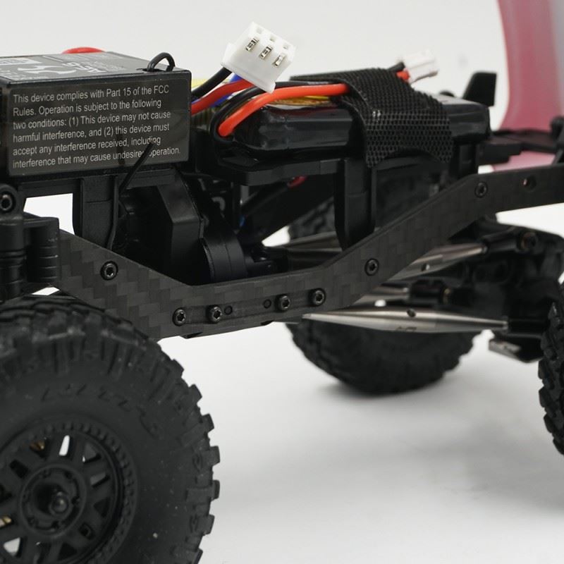 Yeah Racing Graphite Chassis Frame Rails For Axial SCX24