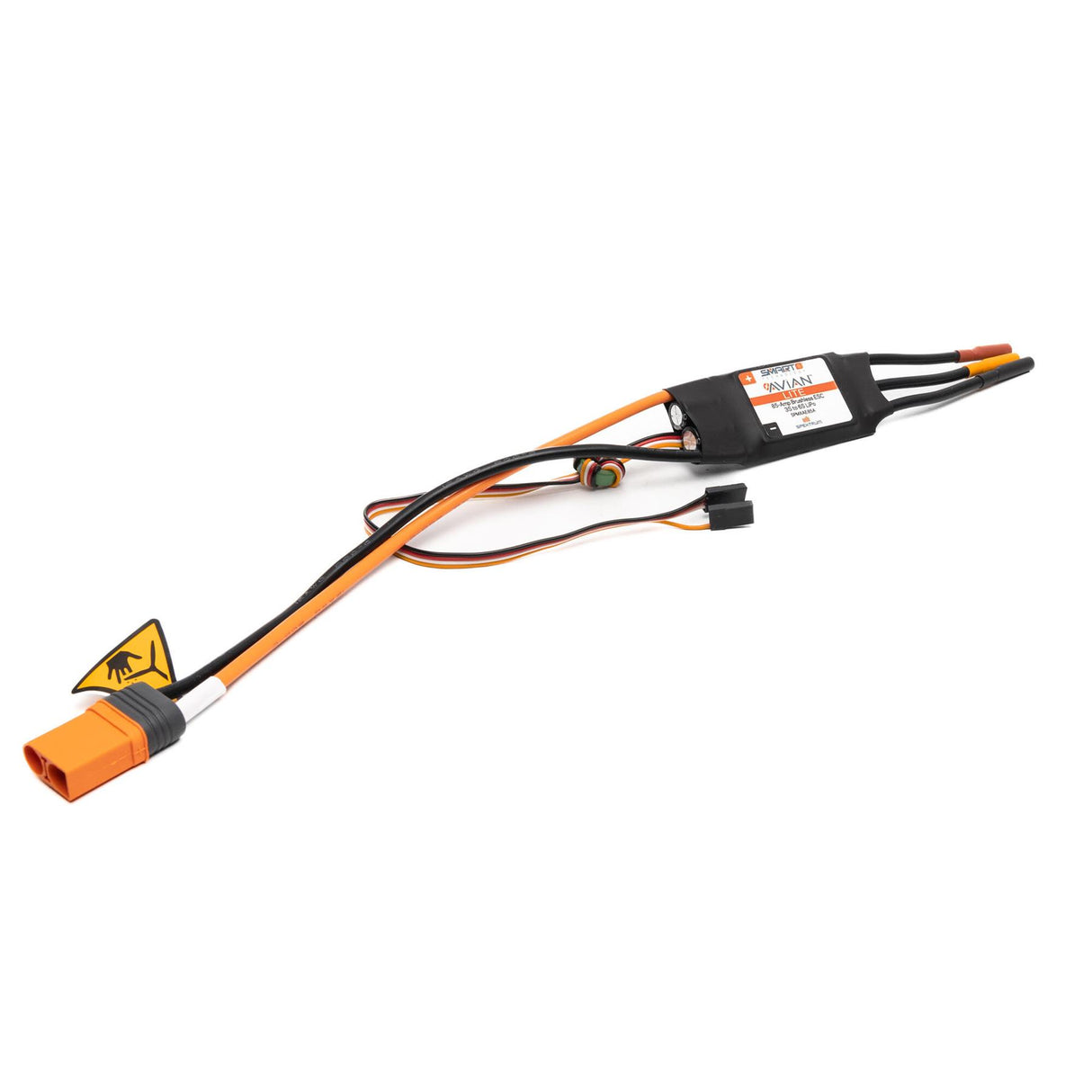 Spektrum Avian 85-Amp Smart Lite Brushless ESC, 3S-6S: IC5