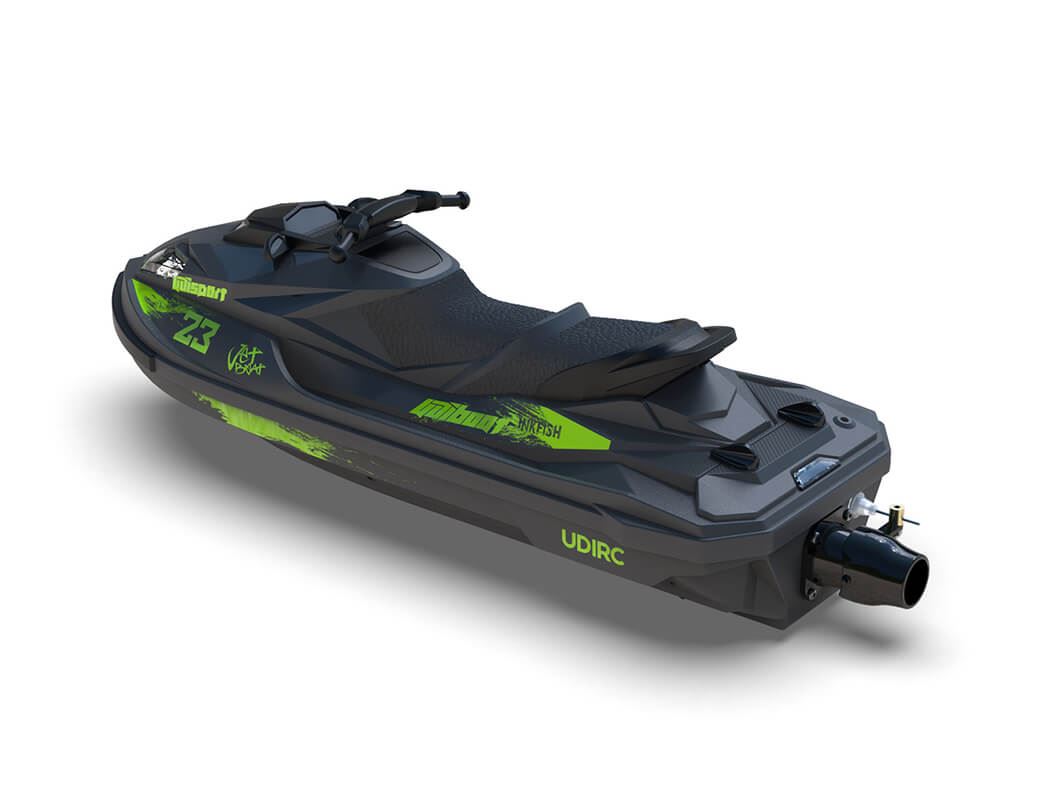 Udi Rc Inkfish Jetboat 362Mm Turbojet Rtr Brushed