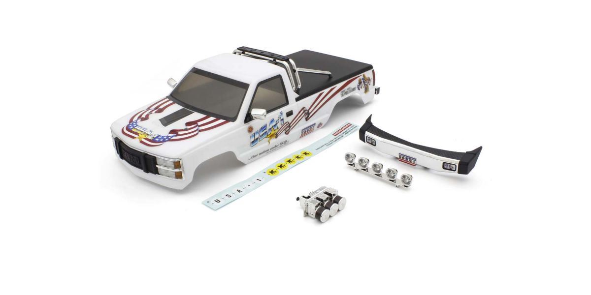 Prepainted Body Shell Set Kyosho Usa-1 1:8 Monster Truck