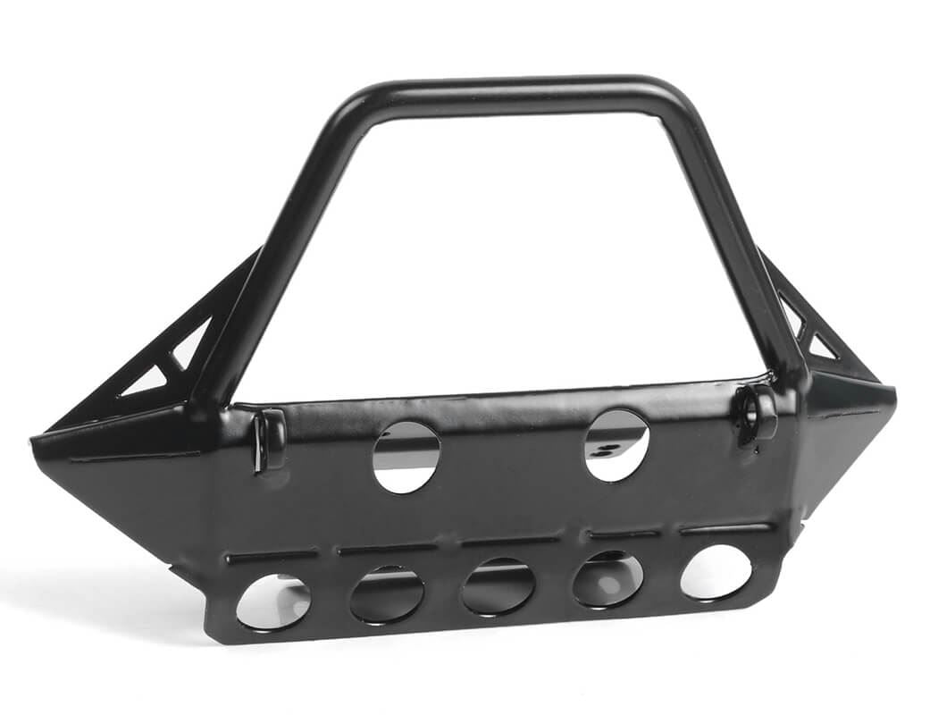 RC4WD ROUGH STUFF METAL FRONT BUMPER W/ FLOOD LIGHTS FOR AXIAL 1/10 SCX10 III JEEP (GLADIATOR/WRANGL