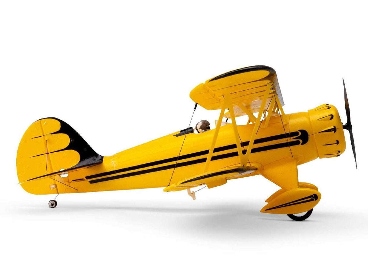 E Flite UMX WACO BNF Basic with AS3X and SAFE Select, Yellow