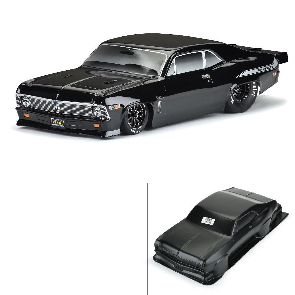 Proline 1/10 1969 Chevrolet Nova Tough-Color Black Body: Drag Car
