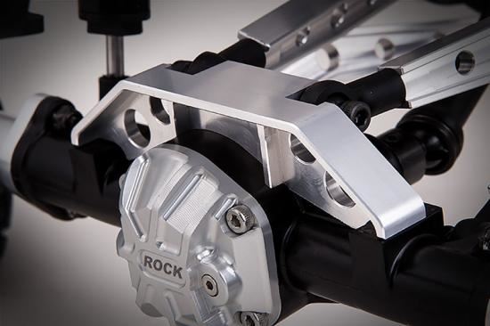 GMADE GS01 REAR AXLE TRUSS UPPER LINK MOUNT (SILVER)