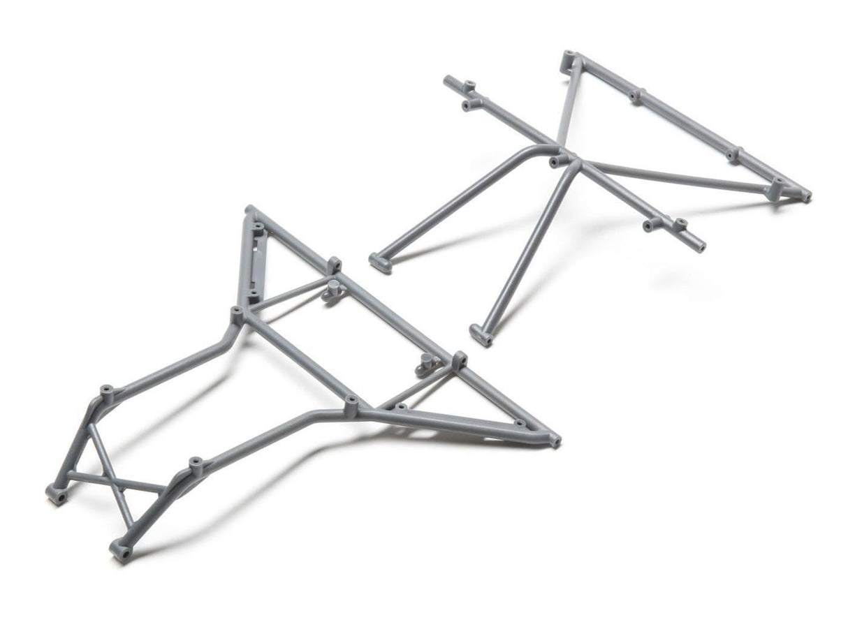 Losi Roll Cage, Roof, Front, Gray: Rock Rey (Losi230040)
