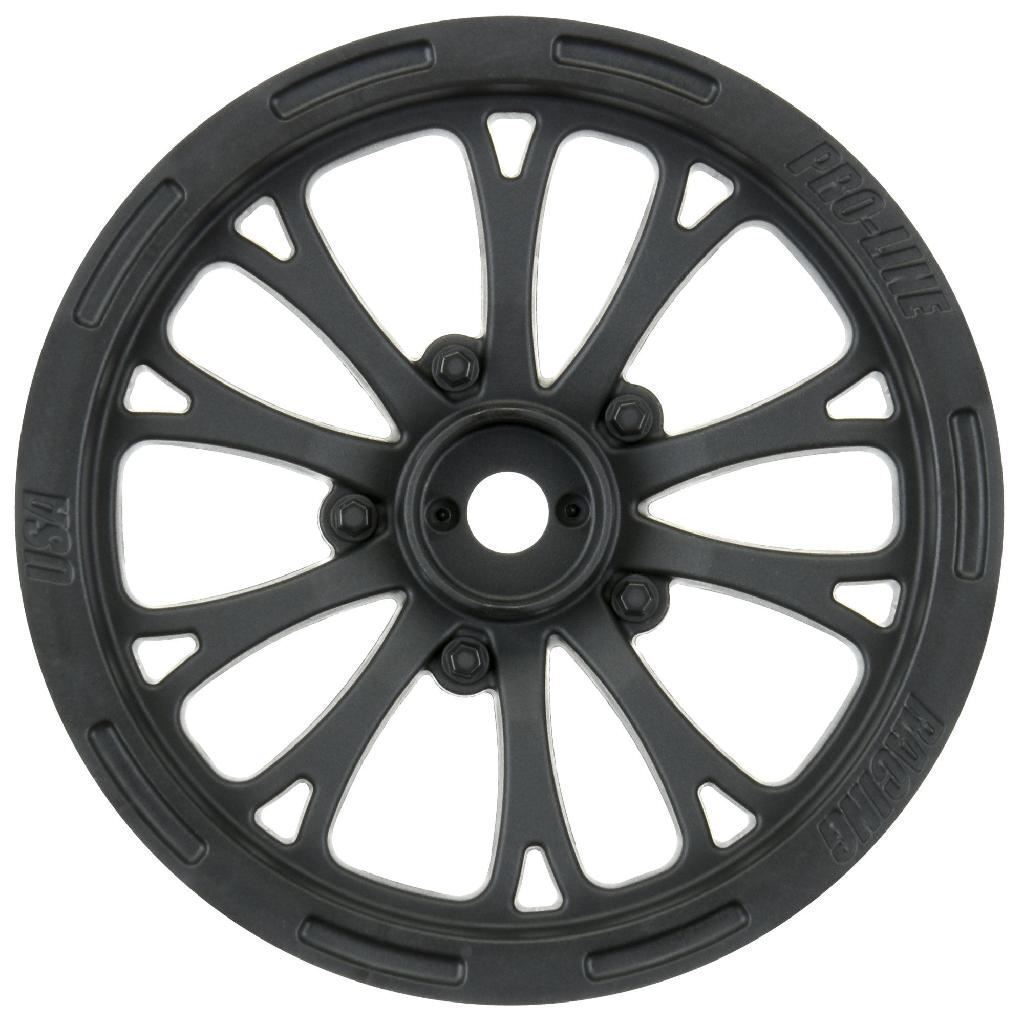 Proline 1/10 Pomona Drag Spec Front 2.2In 12mm Drag Wheels (2) Black