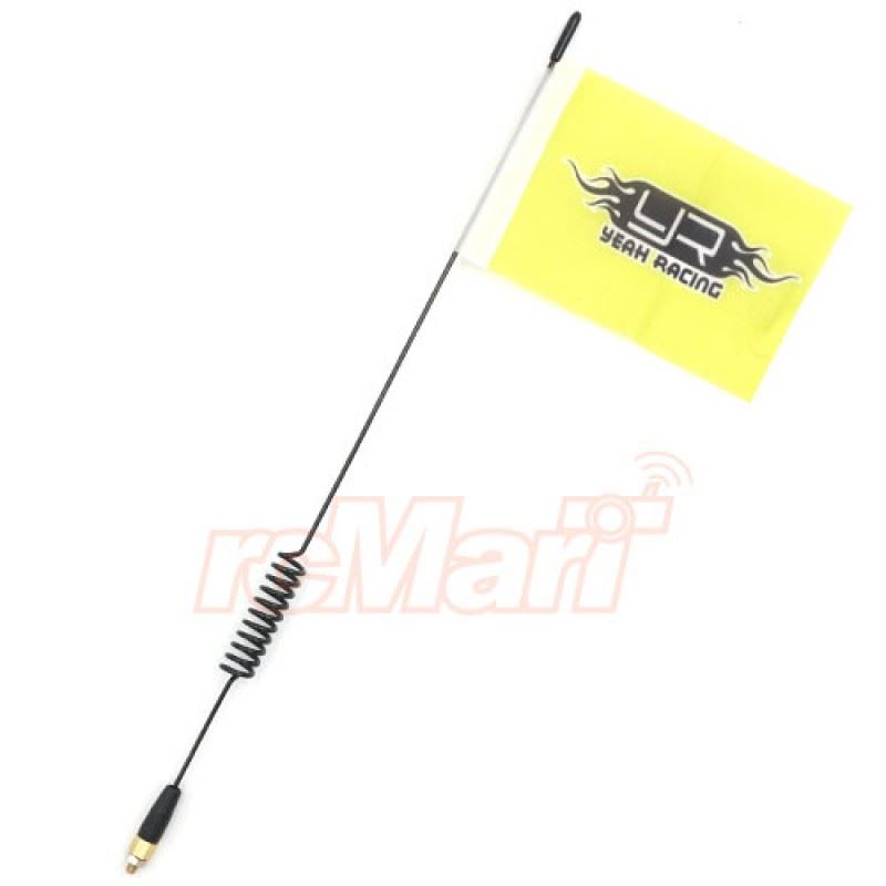 Yeah Racing Metal Antenna w/Flag For Traxxas TRX-4