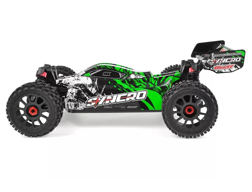 Corally Syncro-2 1/8 Brushless 3-4S Basher Buggy Rtr - Green