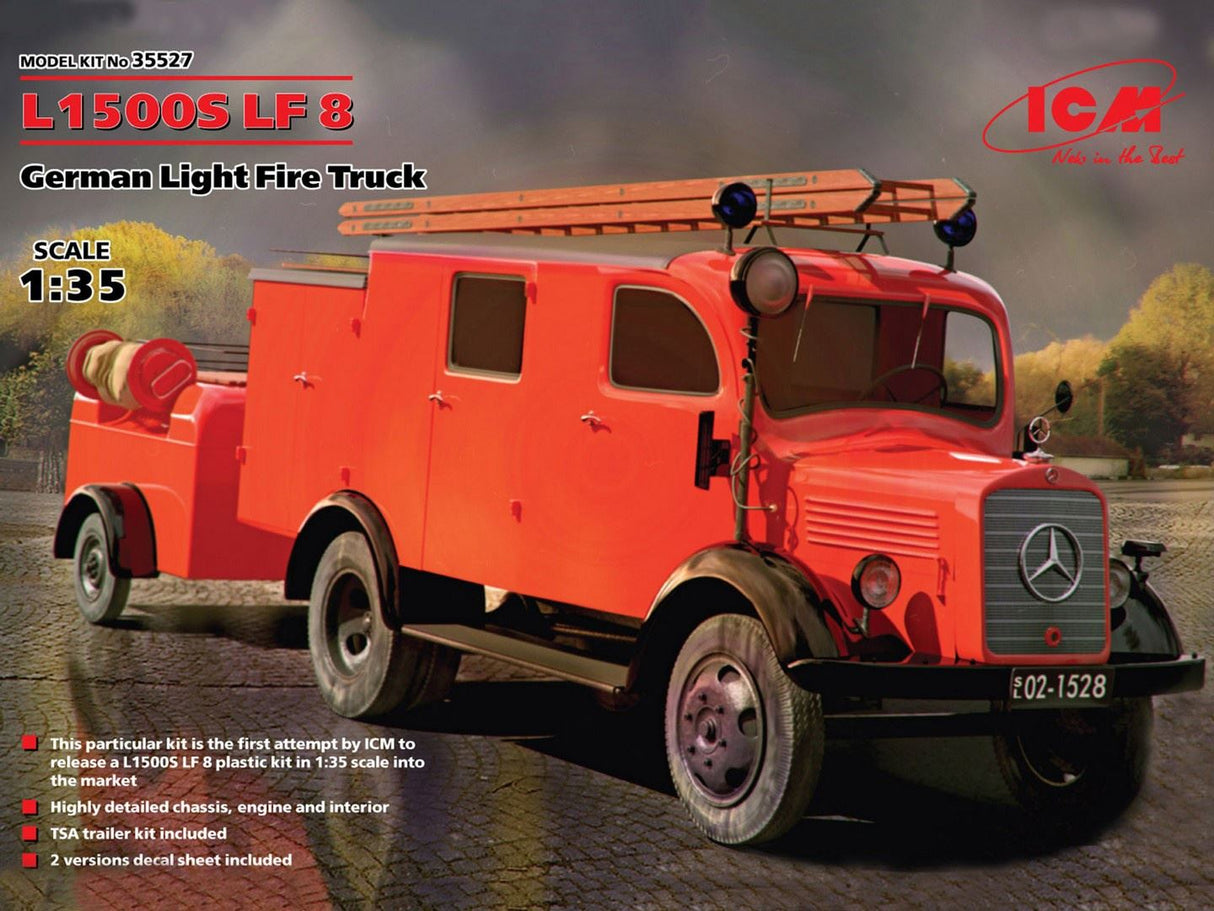 Icm L1500S Lf 8, German Light Fire Truck