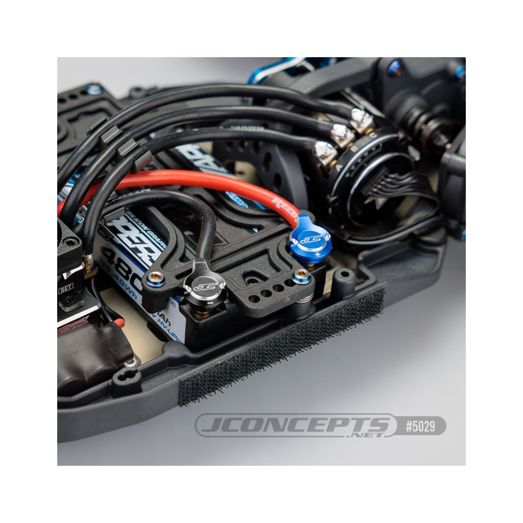 Battery Plug Pull Set w/plugs 5mm Blue + Black