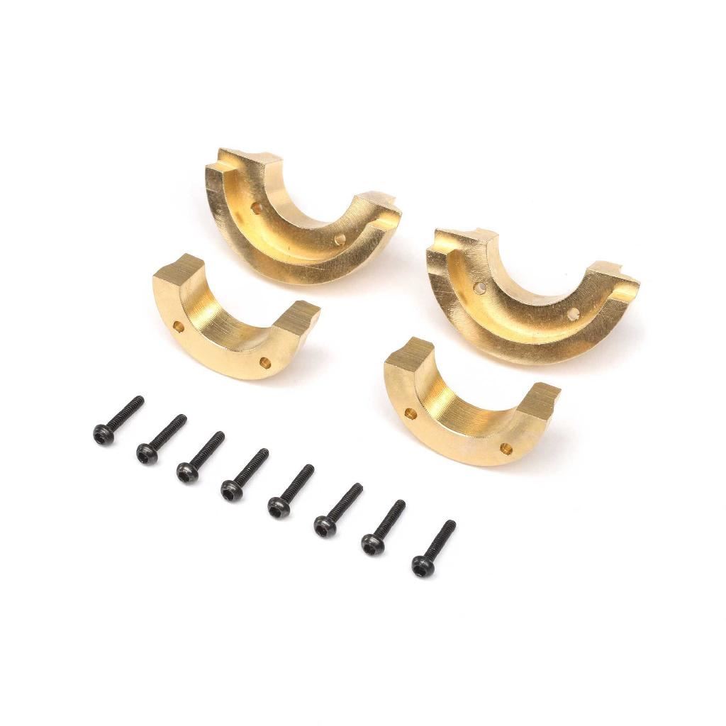 Axial Knuckle Weights, Brass (4): SCX24, AX24