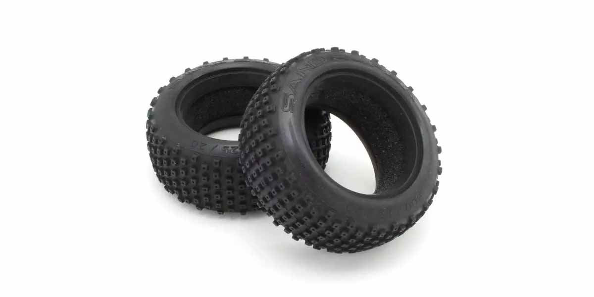 Kyosho Turbo Optima Front Hard Tires 50X83X30Mm (2) - Block Type