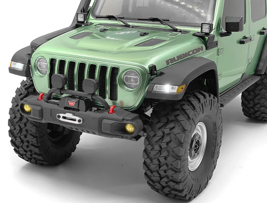 RC4WD FENDER FLARE SET W/ LIGHTS + LED LIGHTING SYSTEM FOR AXIAL 1/10 SCX10 III JEEP (GLADIATOR/WRAN