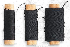 Artesania Cotton Thread Black 0.15mm