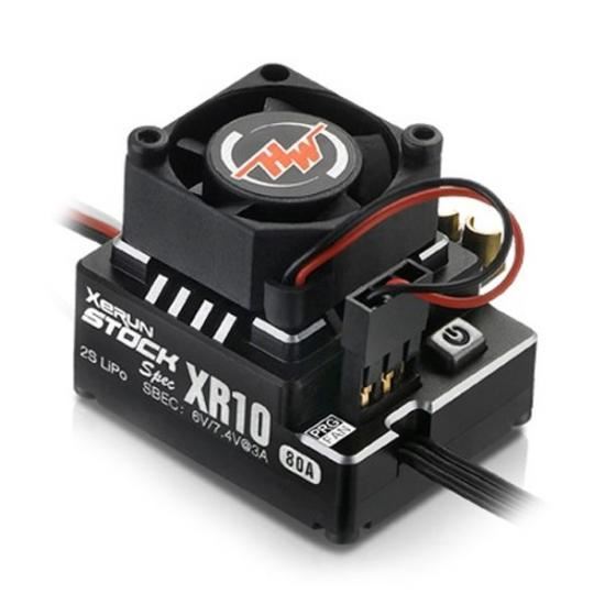 Hobbywing XERUN XR10 80A Stock Spec 80A ESC (HW30112401) (SCH)