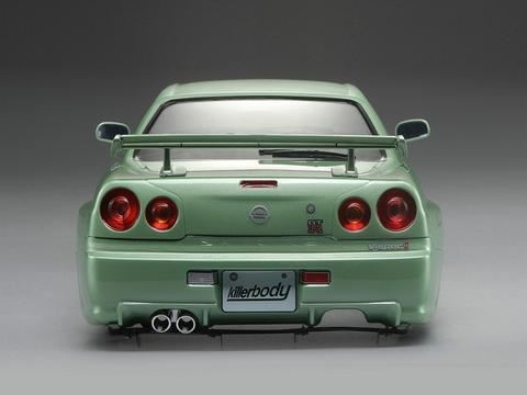 KILLERBODY NISSAN SKYLINE R34 195MM FINISHED BODY-GREEN