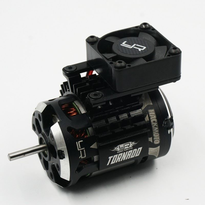 Yeah Racing Aluminium 540 & 550 Motor Heat Sink w/Tornado High Speed Fan Blue