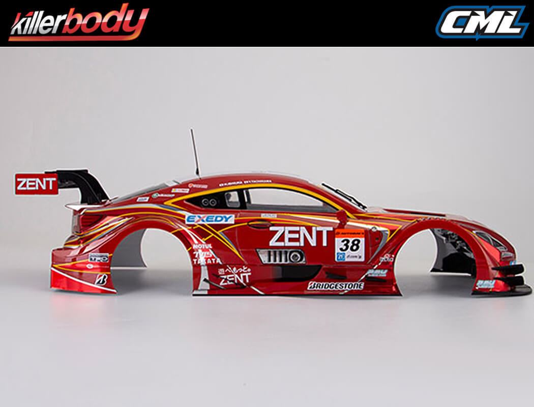 KILLERBODY ZENT CERUMO RC F FINISHED BODYSHELL 1/10TH