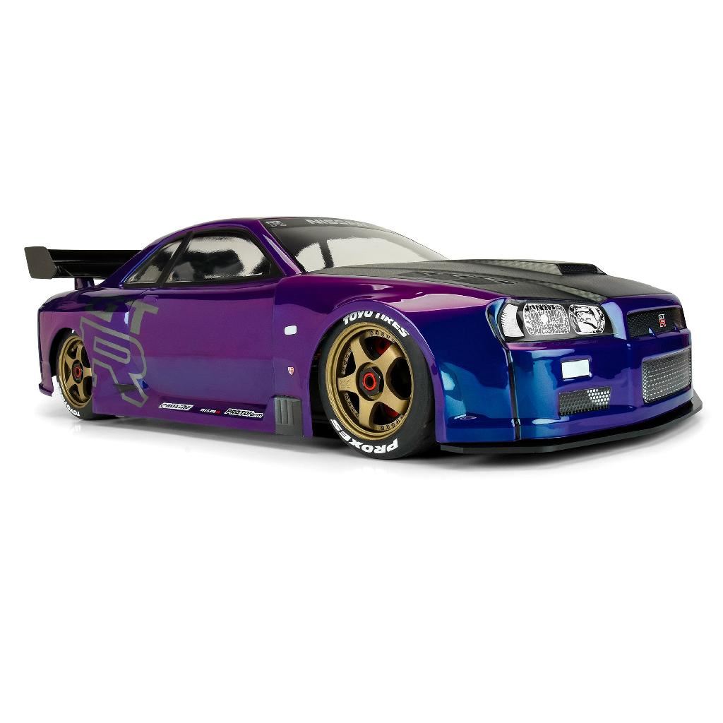 PRM 1/7 2002 Nissan Skyline GT-R R34 Clear Body: ARRMA Infractio