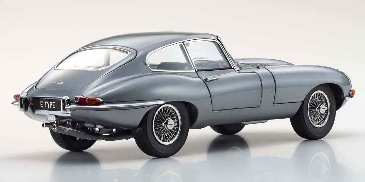 Kyosho 1:18 Jaguar E-Type 3.8L Coupe Mk1 1961 Gun Metal