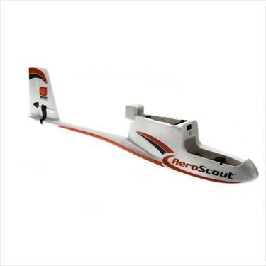 HobbyZone Fuselage with Elev/Rudder Servos: AeroScout