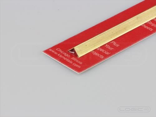 K&S Brass Angle 6.35 x 6.35 x 300mm (1/4 x 1/4 x 12")