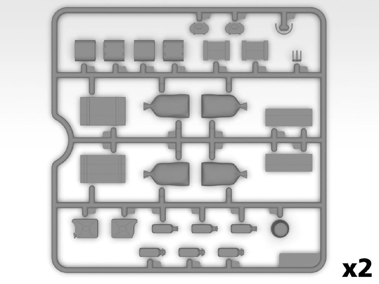 Icm Ahn 'Gulaschkanone' Truck With 4 Figures & Accessories