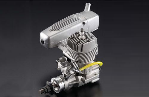 O.S. GT15 Petrol with E-4020 Silencer - L-OS38160