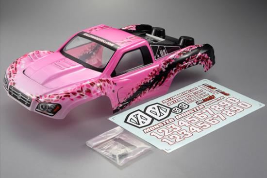 KILLERBODY SC TRUCK FINISHED BODY LADY FLOWER PATTERN