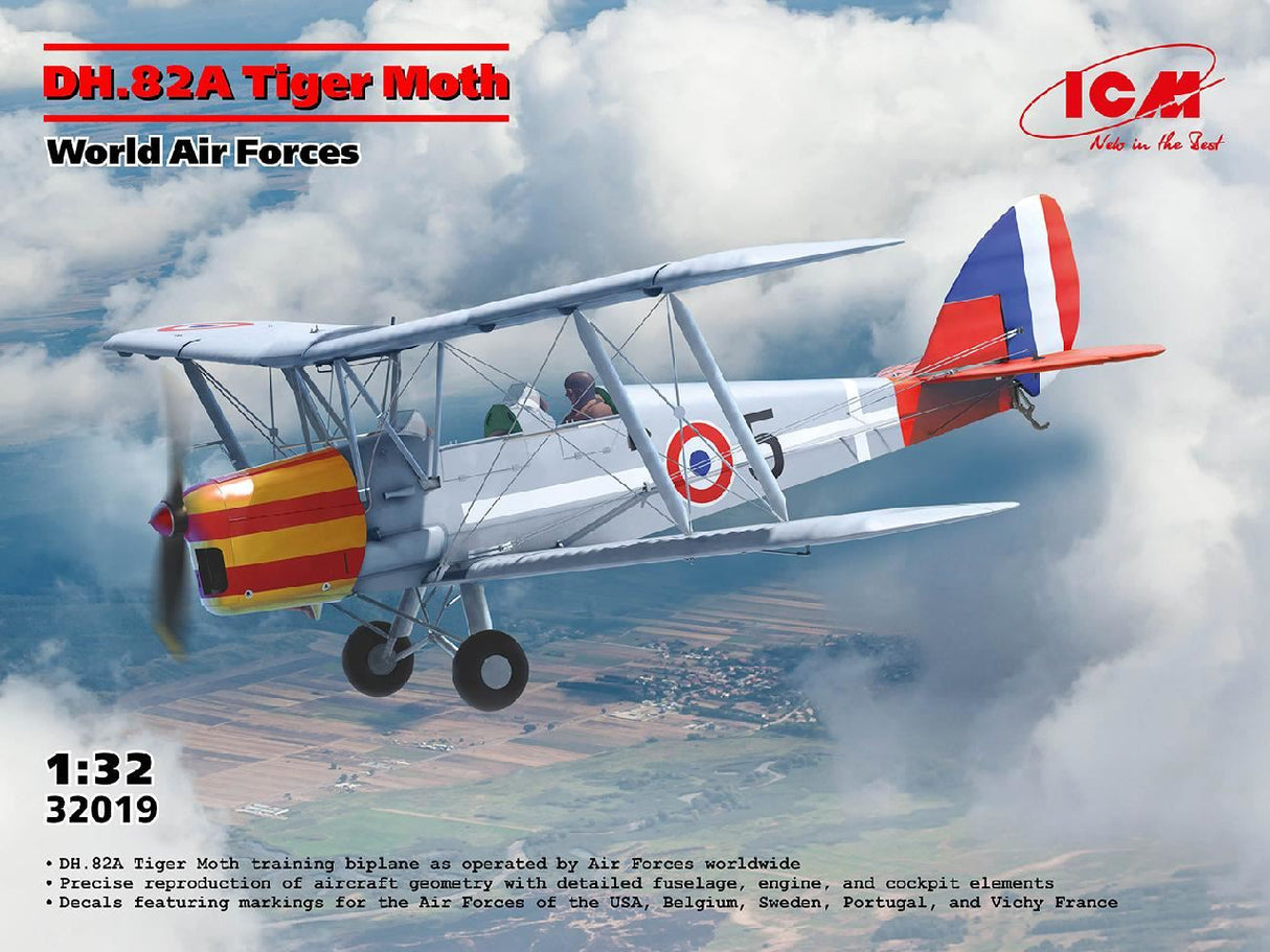 Icm Dh.82A Tiger Moth Of The World Air Forces