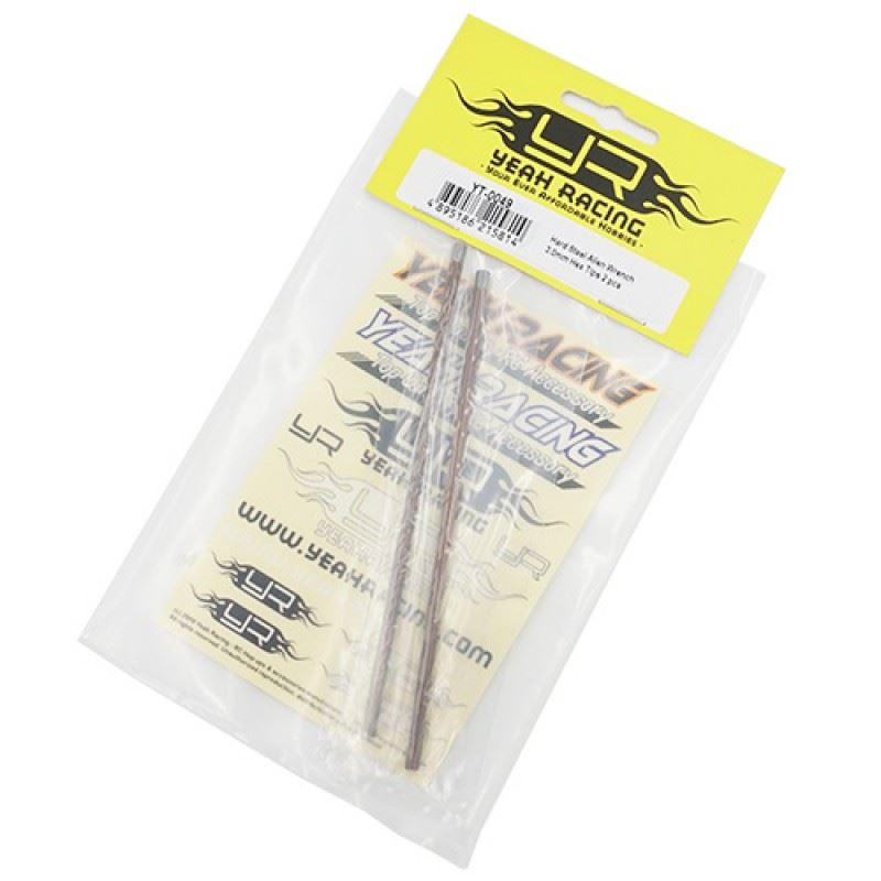 Yeah Racing Hard Steel Allen Wrench 3mm Hex Tips 2 pcs For Handle