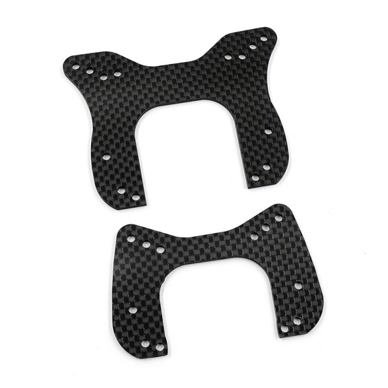 Yeah Racing Graphite Front & Rear Shock Tower For Yokomo Super Dog Fighter Works 91