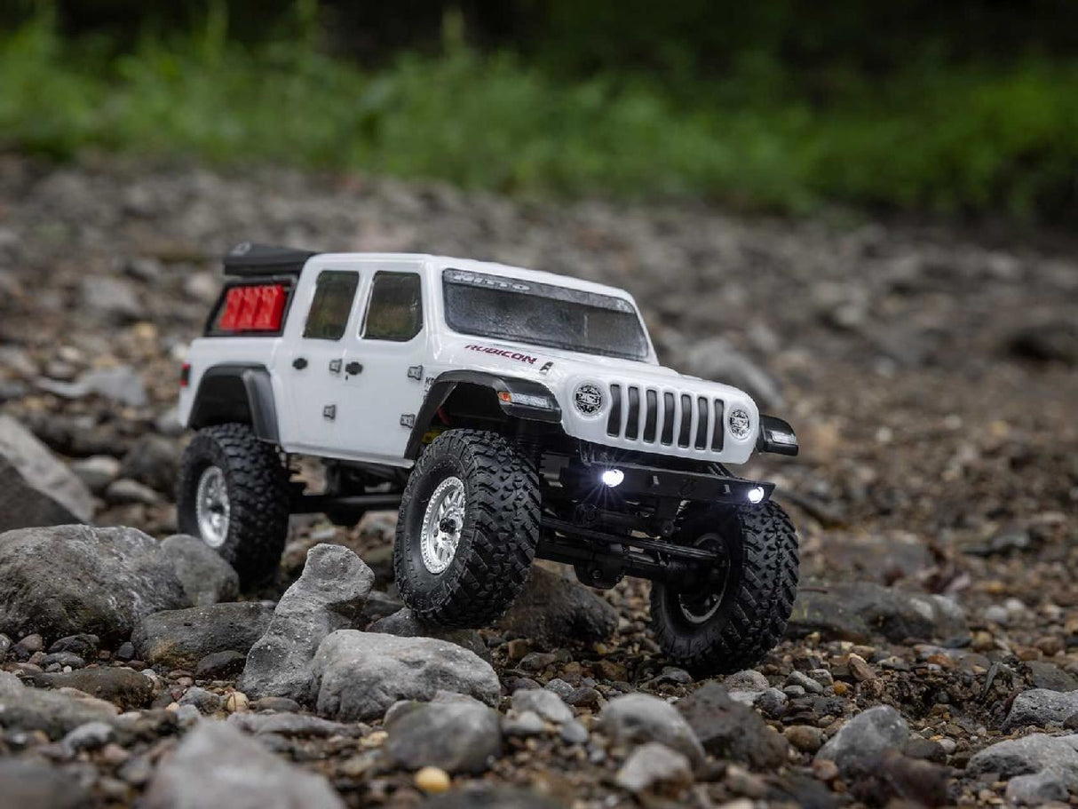 Axial SCX24 Jeep Gladiator 4WD Rock Crawler RTR, White
