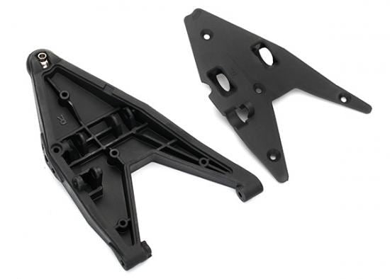 TRAXXAS Suspension arm, lower right/ arm insert (assembled with holl