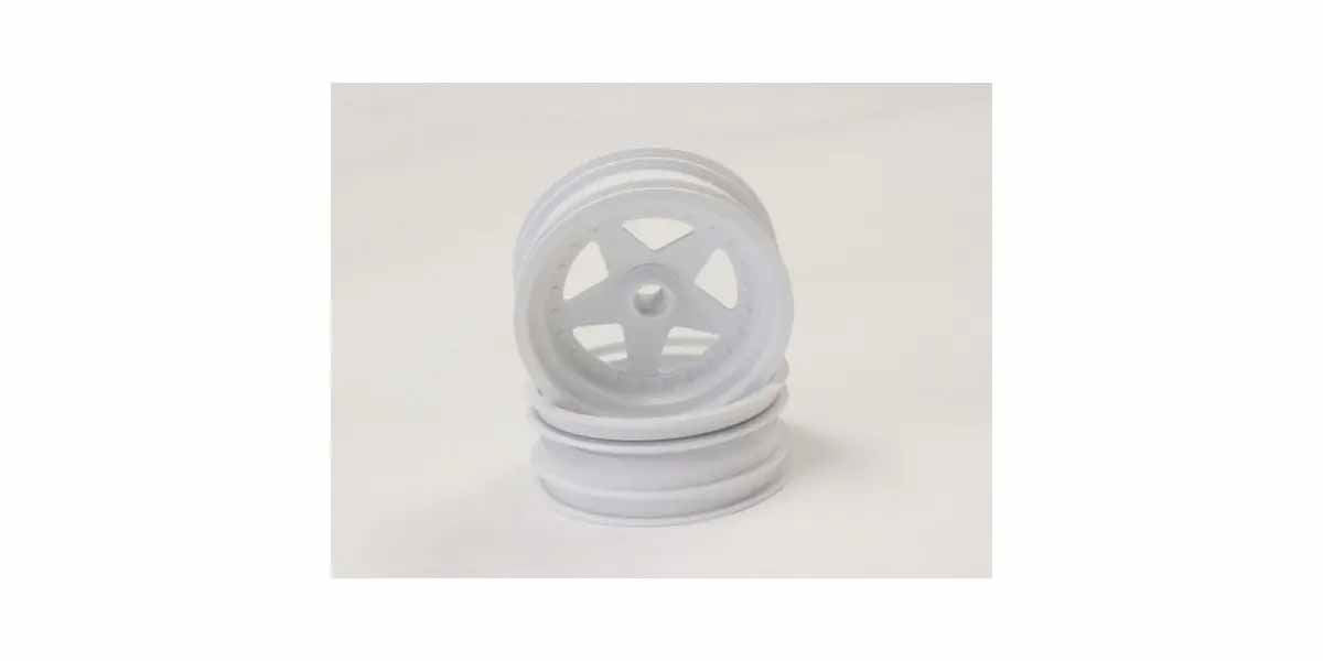 Kyosho Scorpion 2014 White Front Wheel 2.2 Inches (2)