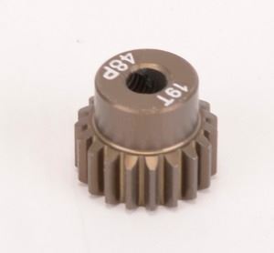 Core RC Pinion Gear 48DP 19T (7075 Hard Alloy)