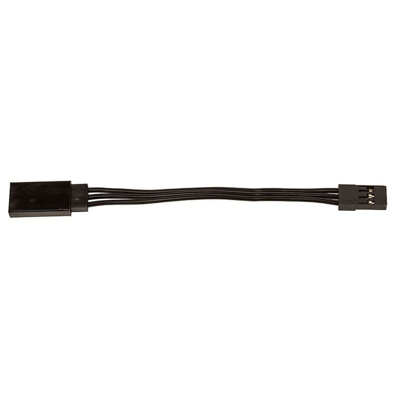 REEDY 75mm SERVO EXTENSION WIRE BLACK (2.95IN)