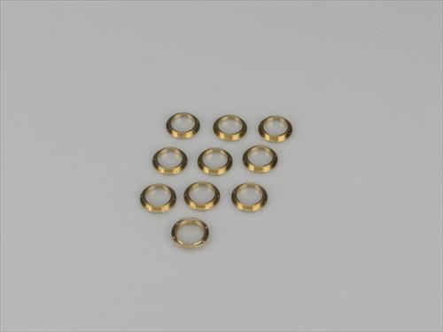 RACTIVE Porthole, 18mm, With 6 Hole Flange, Glazed, 10pk