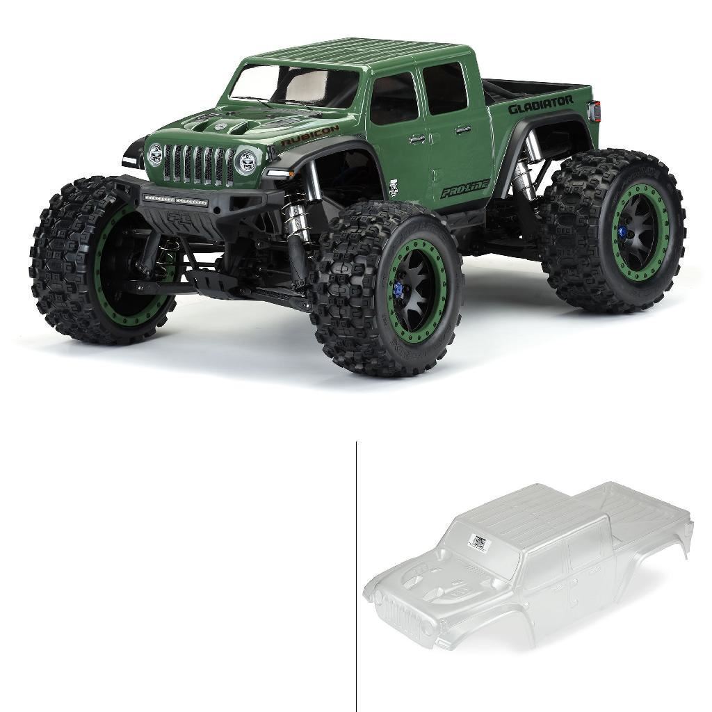 Proline 1/5 Pre-Cut Jeep Gladiator Rubicon Clear Body: X-Maxx