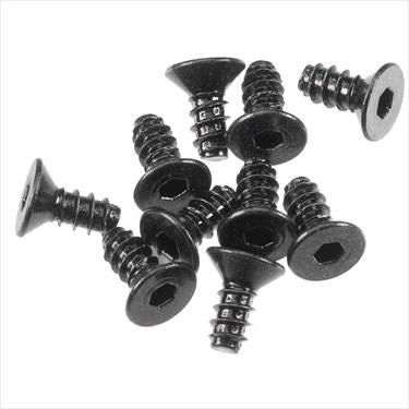 AXIAL HexScktTapping Flat Hd M2.6x6mm Black (10)