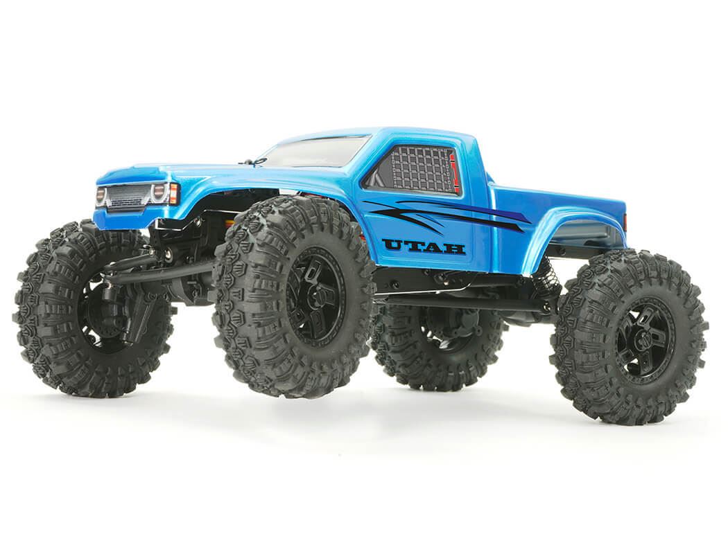 FTX UTAH 1 18 BRUSHLESS COMPETITION LOW PROFILE RTR CRAWLER - BLUE