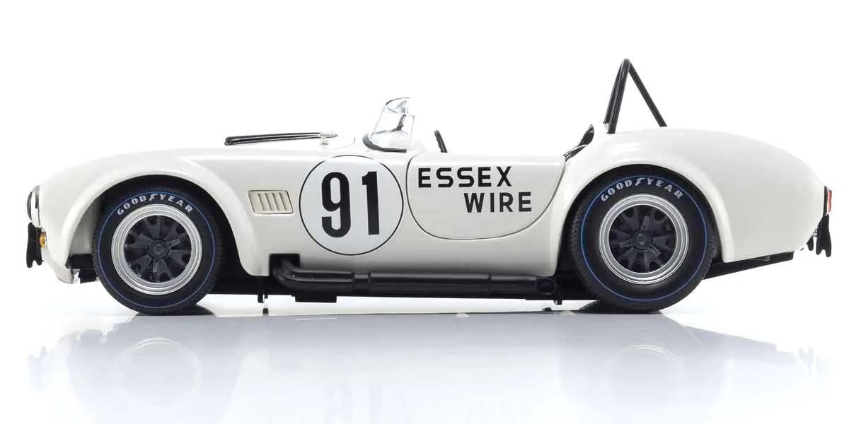 Kyosho 1:18 Shelby Cobra 427 S/C Essex Wire Bridgehampton 1965 Nr.91