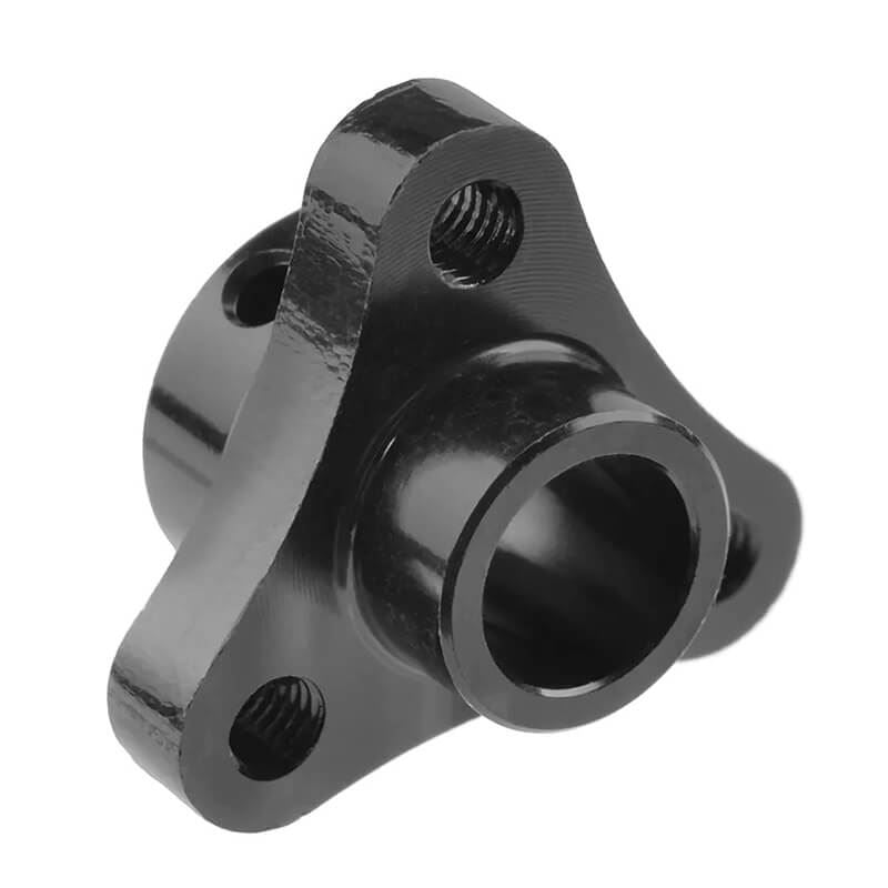 Corally Spur Gear Holder Solid Axle Aluminium Black