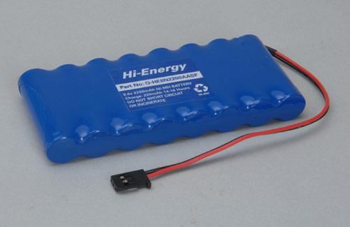 Hi-Energy 9.6V 2200mAh Ni-MH Tx Pk Flat Approx. Size 100mm*25mm*25mm 226g