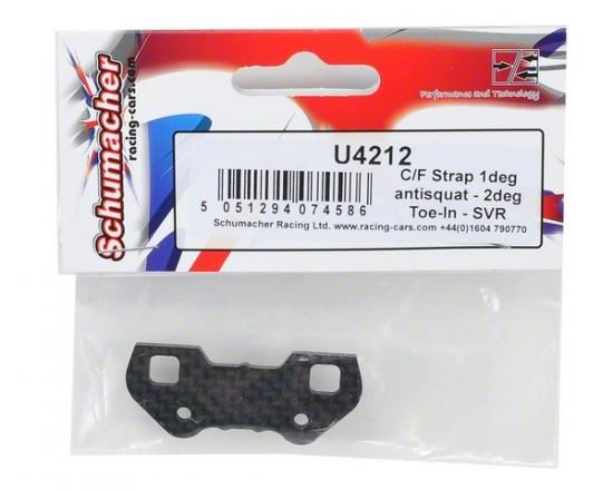 Schumacher Carbon Fibre Strap - 1 Degree Antisquat - 2 Degree Toe In - Cougar SVR