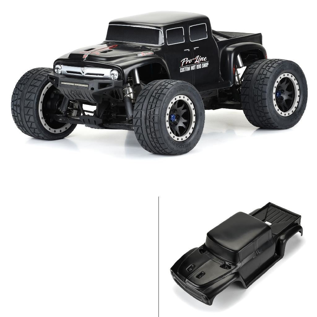 Pro 1/5 Pre-Cut Ford F-100 Bash Armor Black Body: X-Maxx